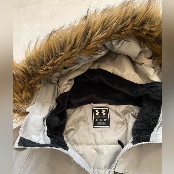 Women's Under Armour Coldgear Infrared Ski/Snowboard Grey Jacket XS - Picture 4 of 13